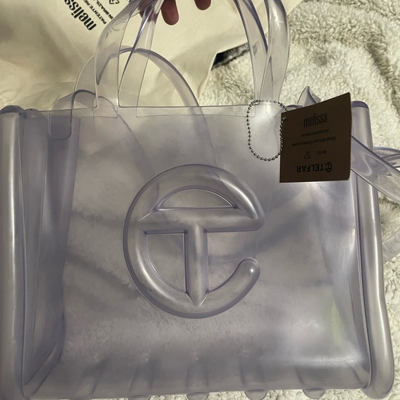 Telfar Handbags - Melissa XTelfar Women's Transparent Tote NWT